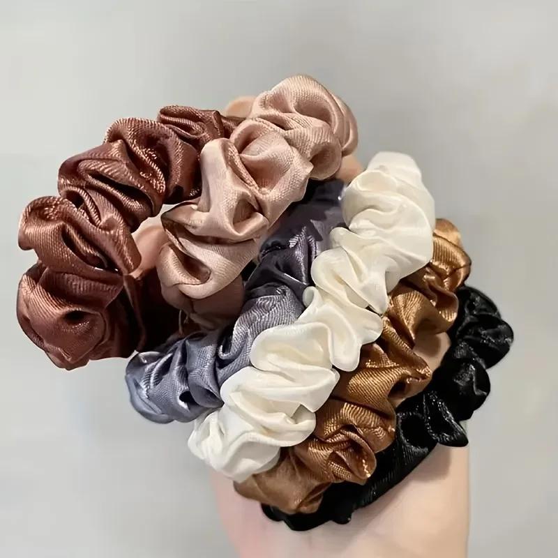 Chouchous en Satin pour femmes, 6 pièces, plus doux que les chouchous en soie pour cheveux | Chouc