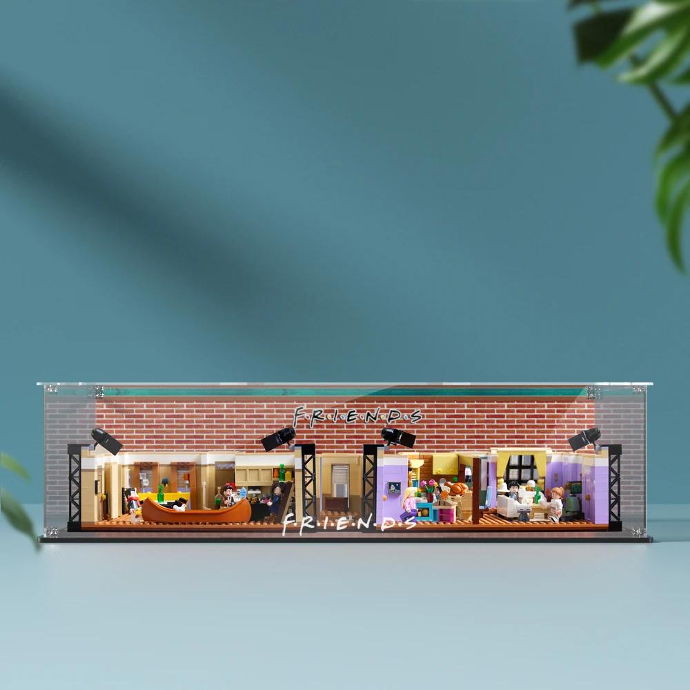 Boîte de présentation en acrylique pour appartements Lego 10292 The Friends, vitrine transparente an