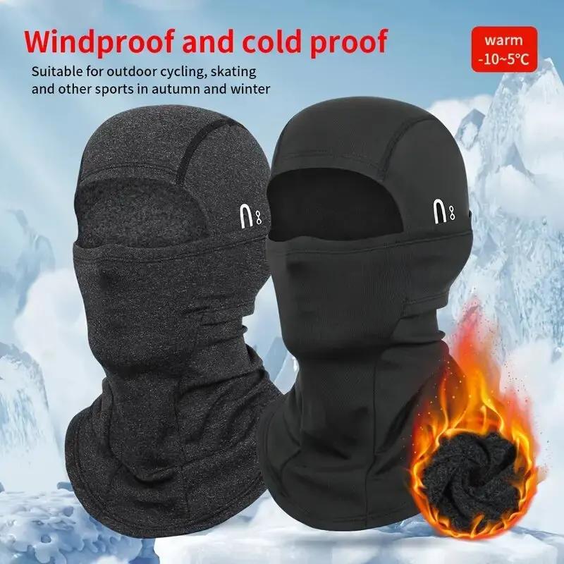 Cagoule thermique d'hiver pour cyclisme, masque complet chaud pour Sports de plein air, moto, Ski, p