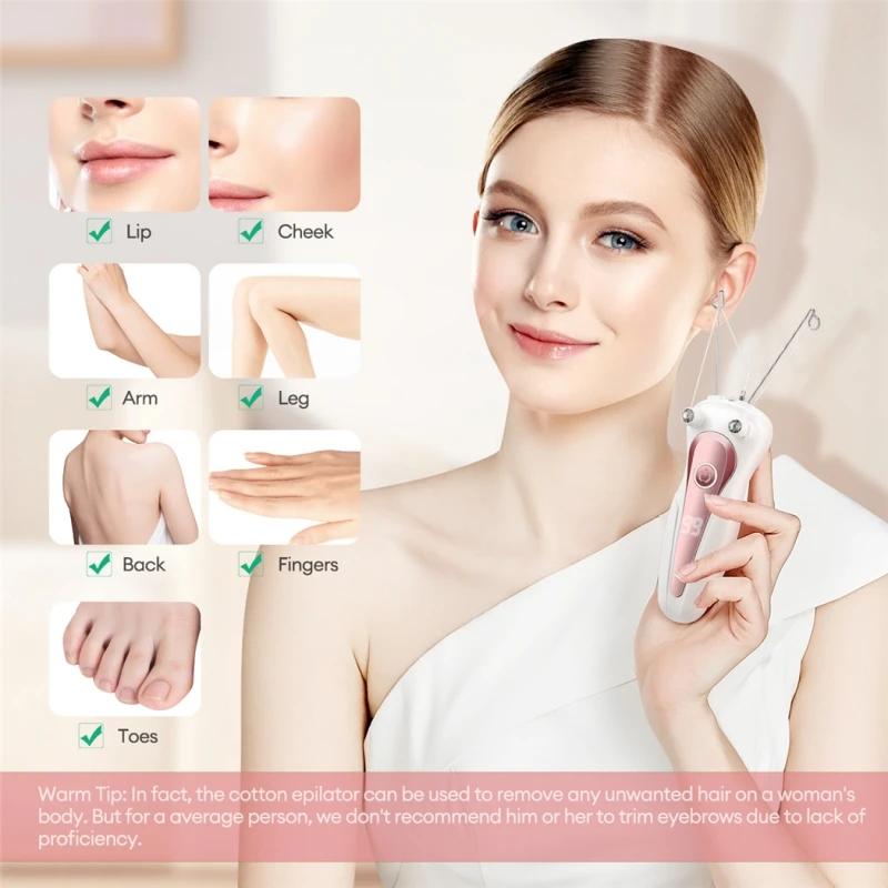 Mini Épilateur électrique Épilateur du visage Défenseur Femmes Épilateur de beauté Bras du corps Épi