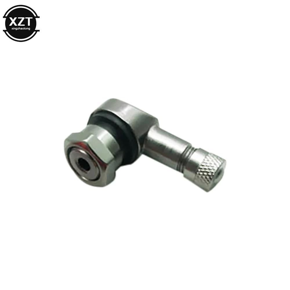 Valve en alliage d'aluminium, jante de moto, Angle de 90 degrés, tiges de Valve Tubeless pour pneu d