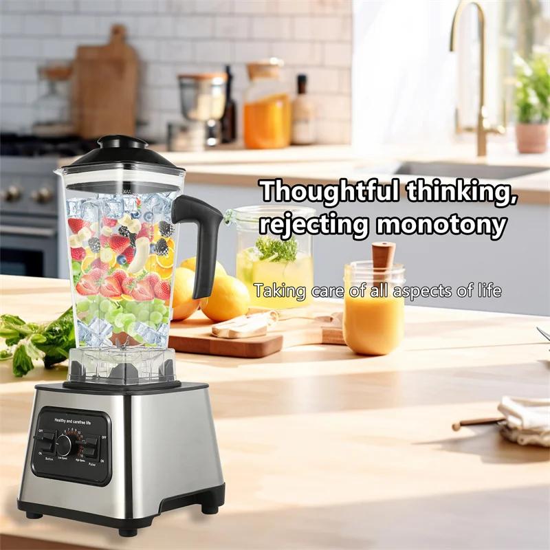 Mélangeur table 6000W 2.5L - Robot culinaire puissant pour glaces, noix et fruits maison
