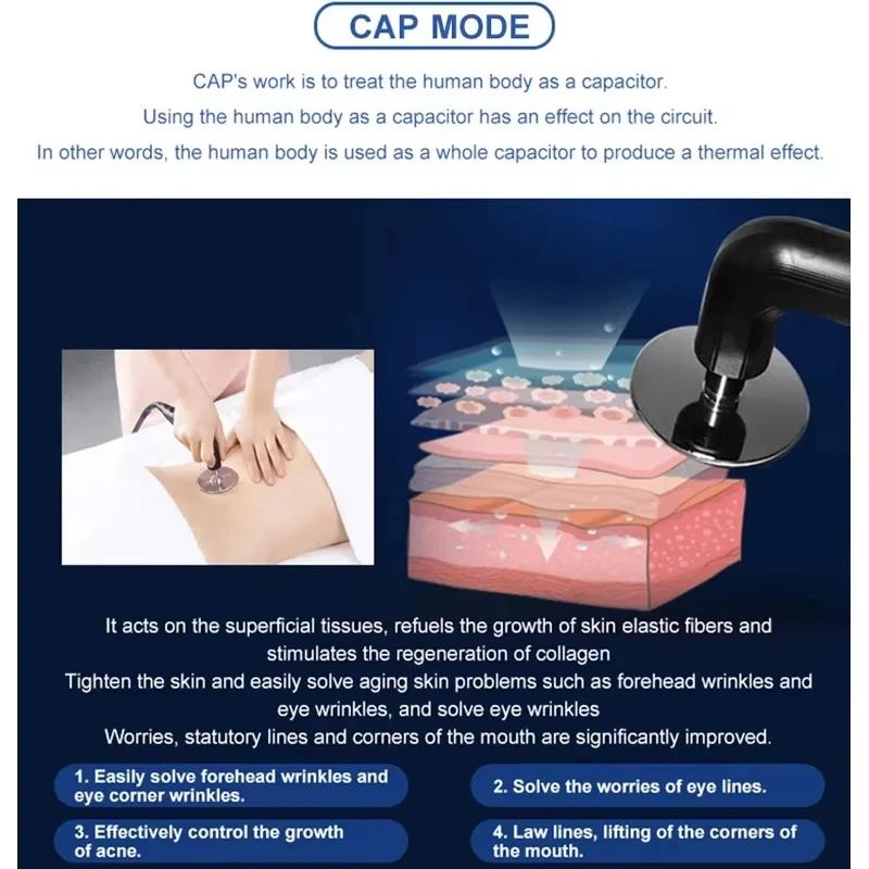 Appareil Tecar INDIBA 448 kHz CET RET, machine de physiothérapie RF haute fréquence, Diathermie Pro,