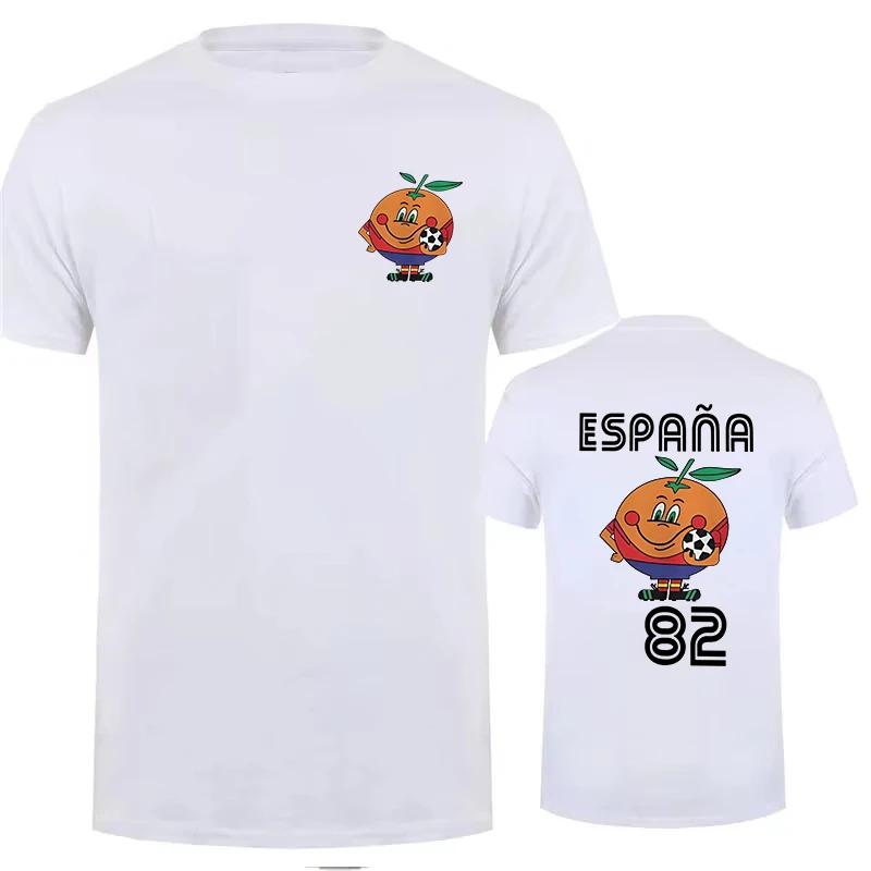 Naranjito T-Shirt hommes femmes T-Shirt col rond Espana 82 espagne mascotte 1982 Football Football T
