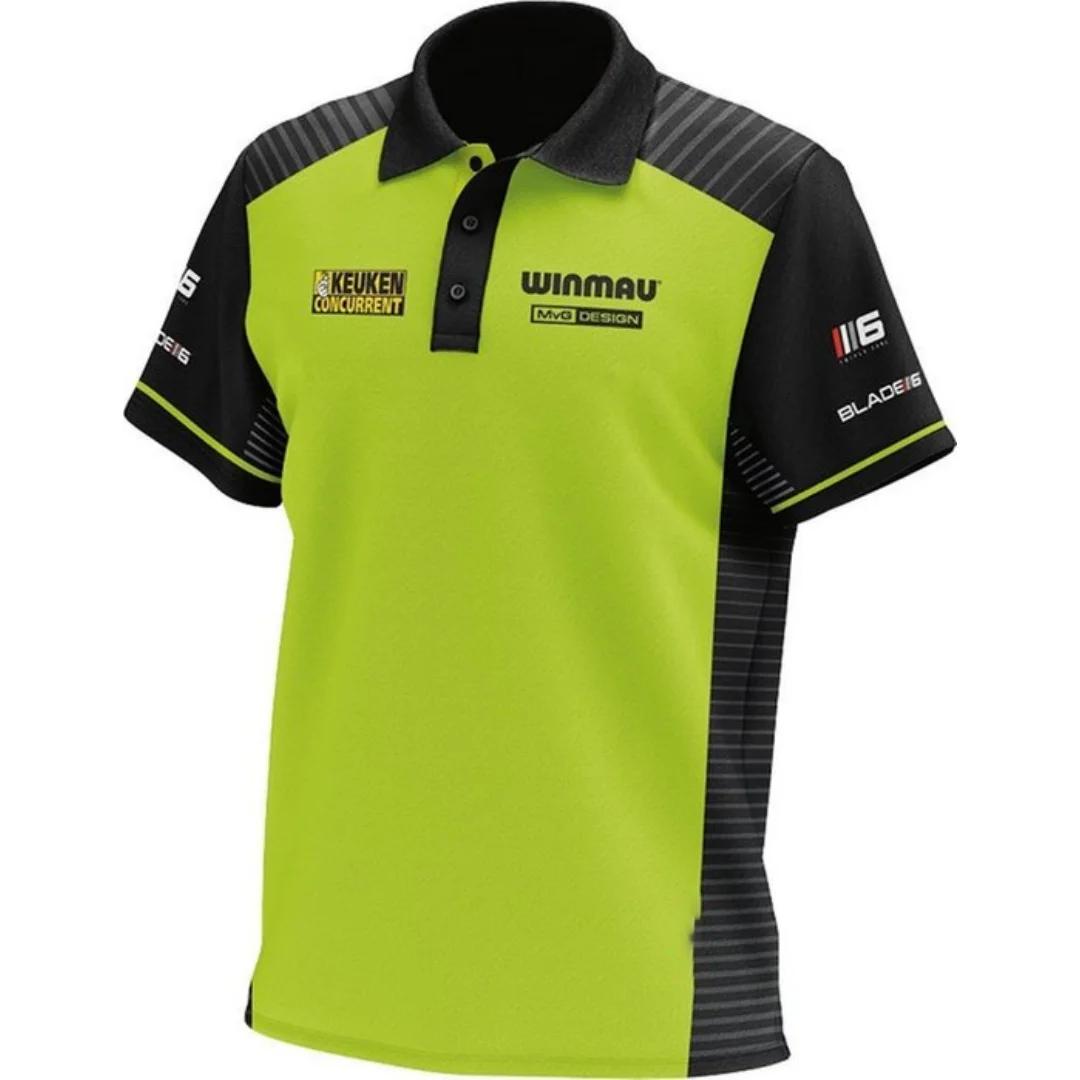 Winmau Michael van Gerwen Dartshirt Darts Enthusiast POLO shirt Sports Dry Quickly Men's T-Shirt Chi