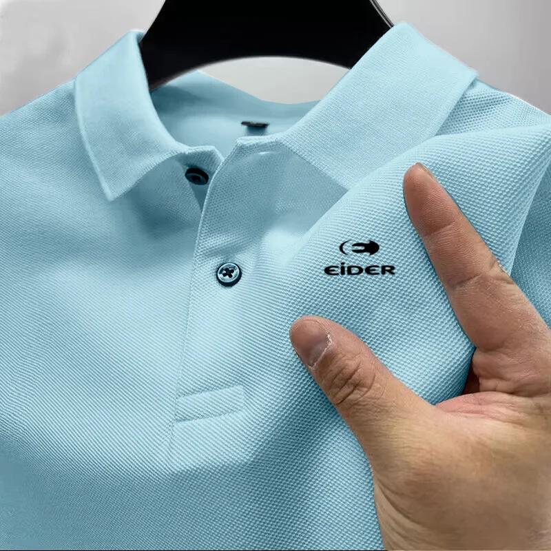 Polo décontracté de luxe pour homme 2026, vêtements d'été de marque de haute qualité à manches court