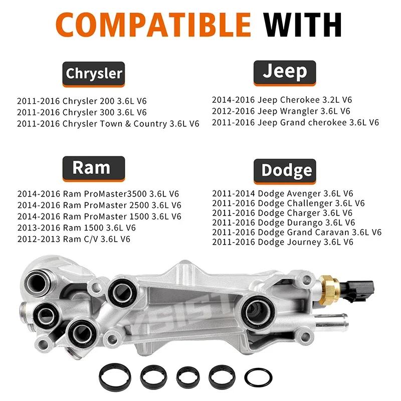 Refroidisseur d'huile en aluminium 68105583AF, pour Jeep Grand Cherokee Dodge Durango 3,6 l, chargeu
