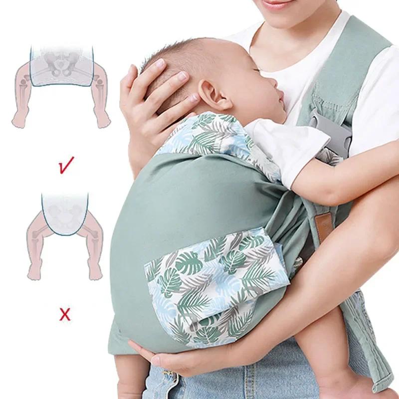 Écharpe pour nouveau-né, double usage, couverture d'allaitement pour bébé, tissu en maille, porte-bé