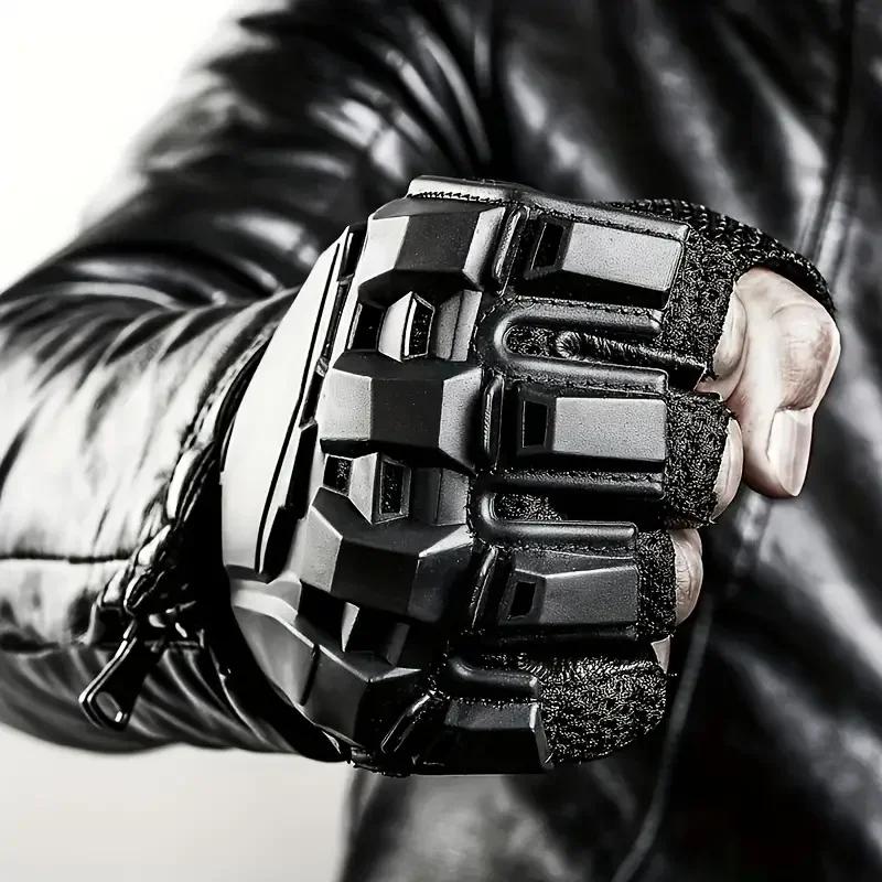 Gants thermiques sans doigts – Chauds, résistants à l'eau et améliorant la poignée pour moto, cyclis