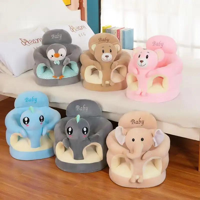 Housse de siège de Support de canapé pour bébé, mignonne, en peluche, pour apprendre à s'asseoir, ch