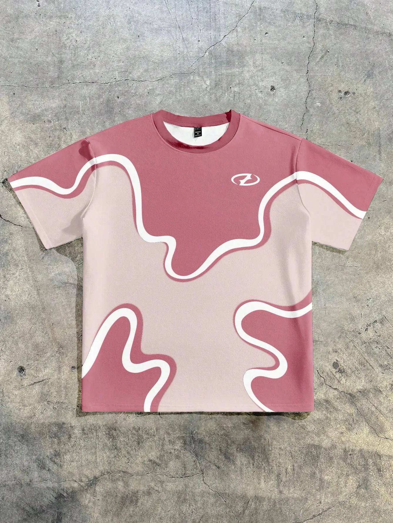 Le nouveau T-shirt pour hommes d'été 2025 est un design imprimé en 3D doux et respirant à la mode dé