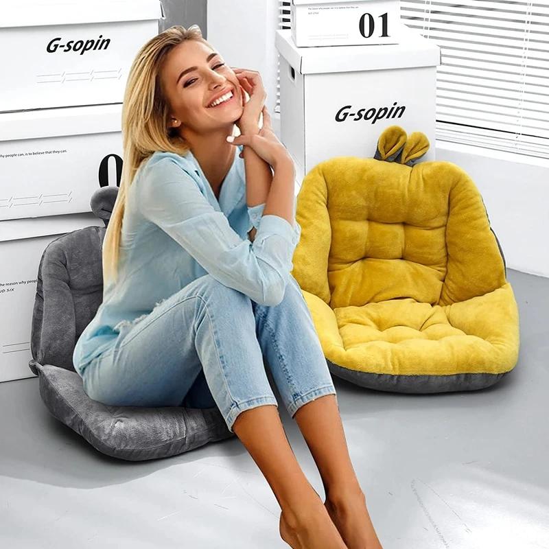 Inyahome mignon velours chaise coussin de siège pour dortoir bureau Kawaii jeu chaise à bascule cous