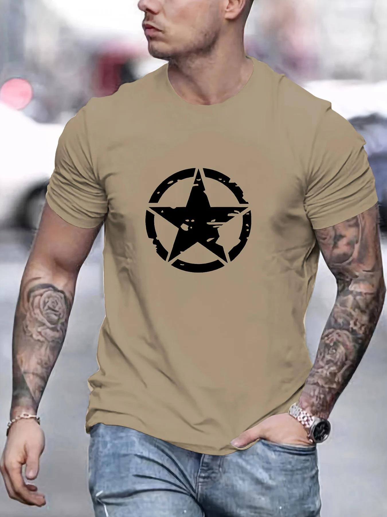 T-shirt à Manches Courtes et Col Rond pour Homme, Vêtement Confortable, Décontracté, Ample, Surdimen