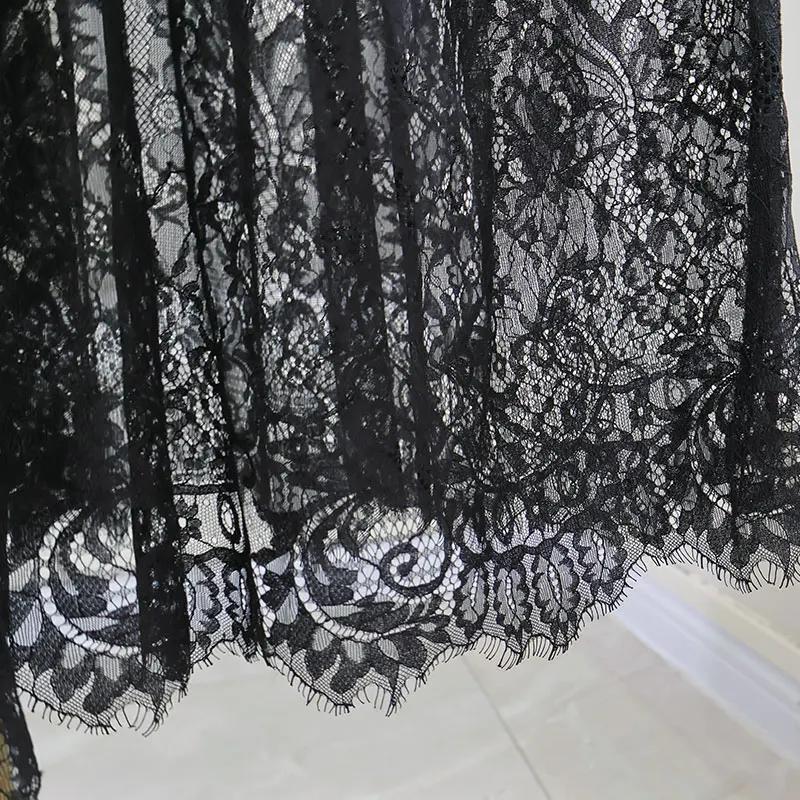 Robe de soirée élégante en dentelle pour femmes, tenue de soirée élégante, Sexy, transparente, Maxi,