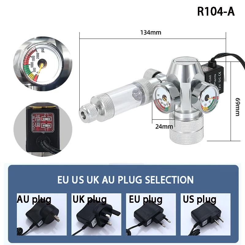 Nouveau régulateur de CO2 d'aquarium à monter soi-même, vanne électromagnétique, compteur de bulles,