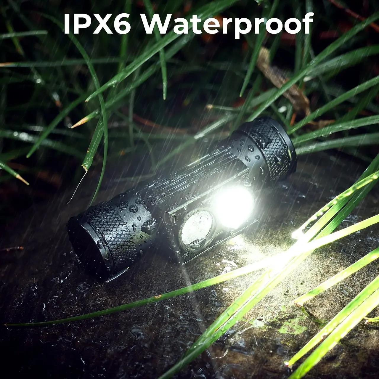 H25LR LED 90 lampe frontale Rechargeable à haut CRI puissante lampe de poche légère avec lumière bla
