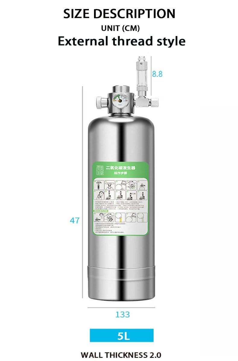 Générateur de CO2 pour aquarium, système de générateur à intervalles de CO2, électrovanne, diffuseur