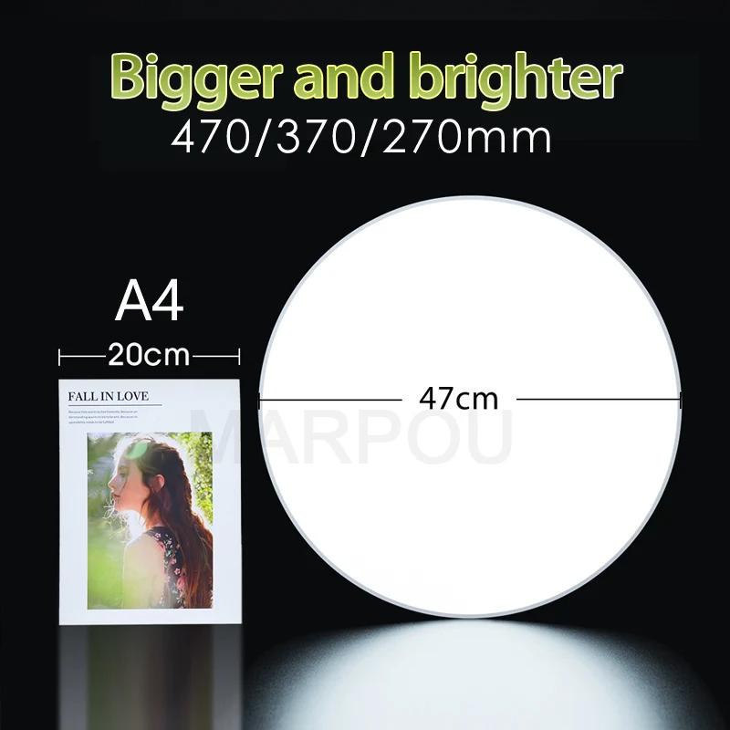 MARPOU plafonnier intelligent lampe à LED pour chambre grandes plafonniers lumières LED avec télécom