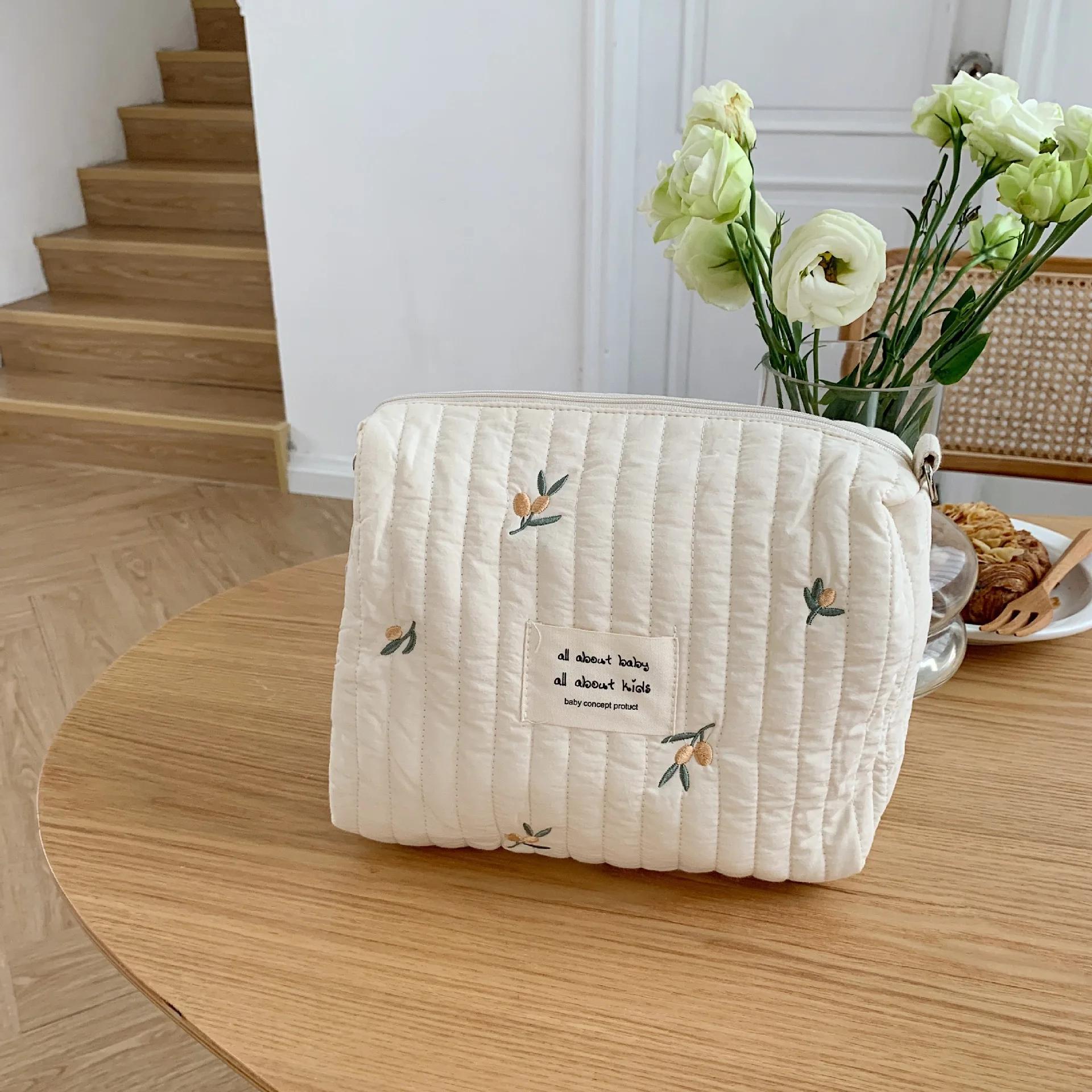 Ins coton sac à couches pour poussette sac suspendu articles pour bébé caddie à couches organisateur
