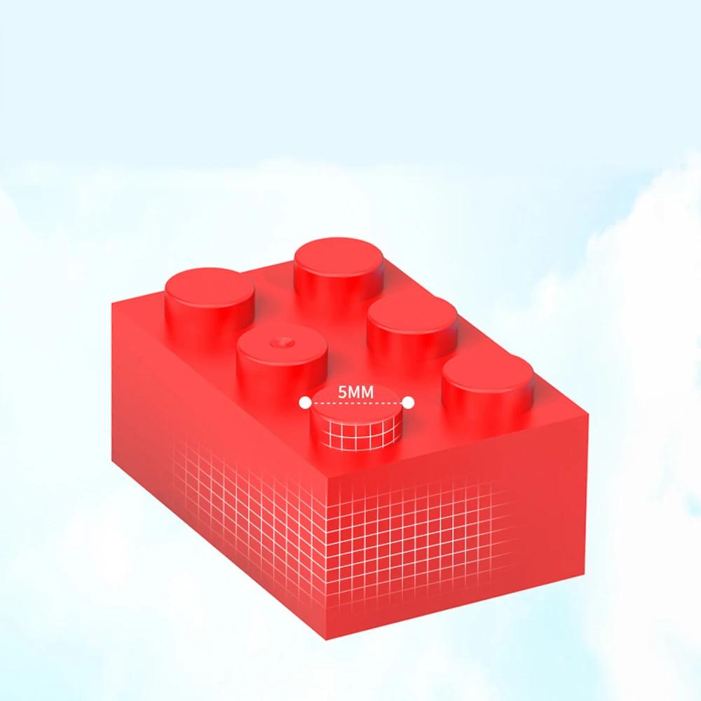 120/240 pièces blocs de construction Lot Pack ville briques classiques triées par couleur briques bl