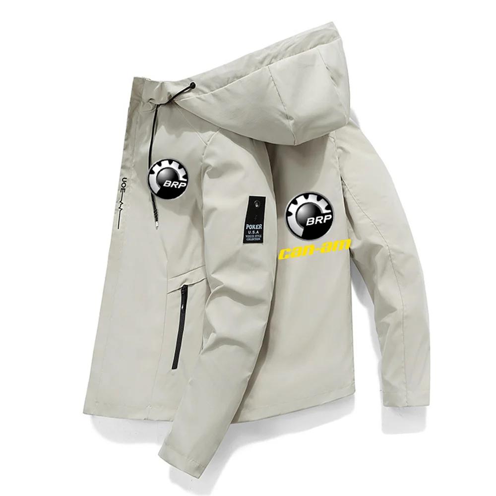 2024 printemps et automne nouveau Brp Can am Auto Logo imprimé veste pour hommes décontracté fermetu