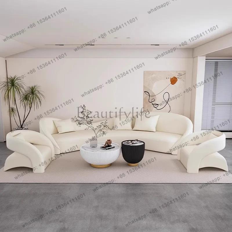 Ensemble de canapés de bureau nordiques simples, table basse moderne pour salon, combinaison pour es