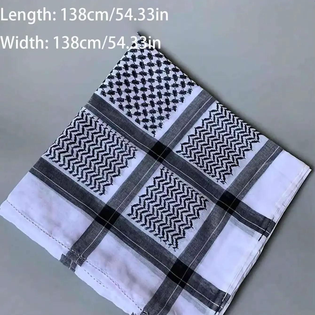 Offre spéciale arabe Keffiyeh Shemagh écharpe coton hiver châle cou plus chaud couverture tête envel