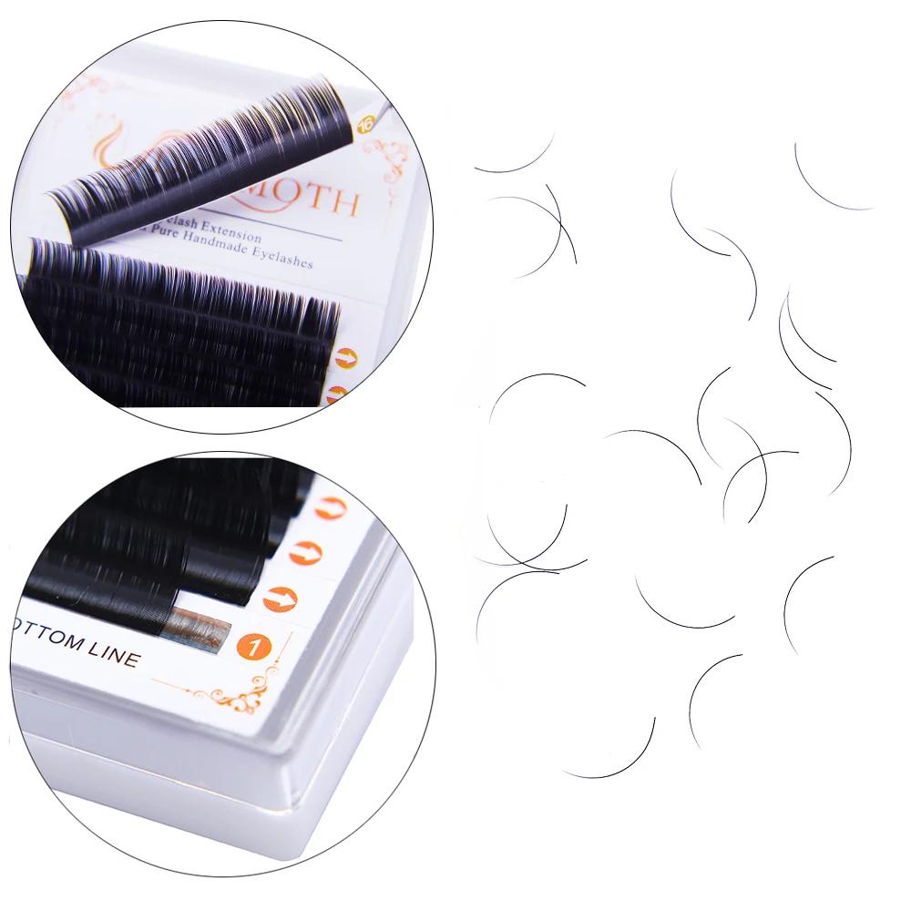 DOSMOTH 40 boîtes 7-16mm cils de vison naturels faits à la main individuels, extension de cils, faux