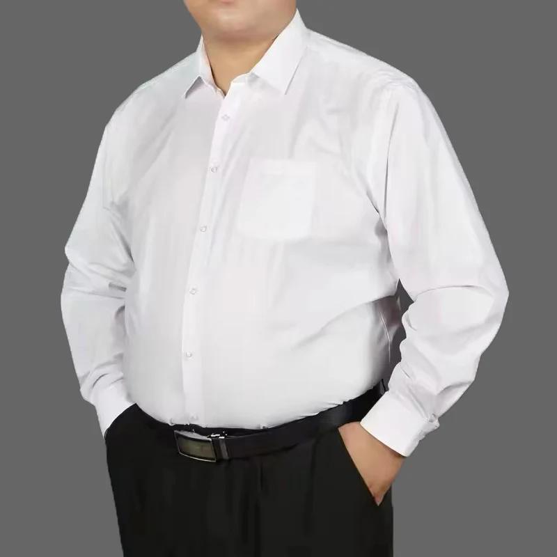 Grande taille 11XL 10XL 9XL nouvelle chemise sociale pour hommes à manches longues coupe ajustée aff