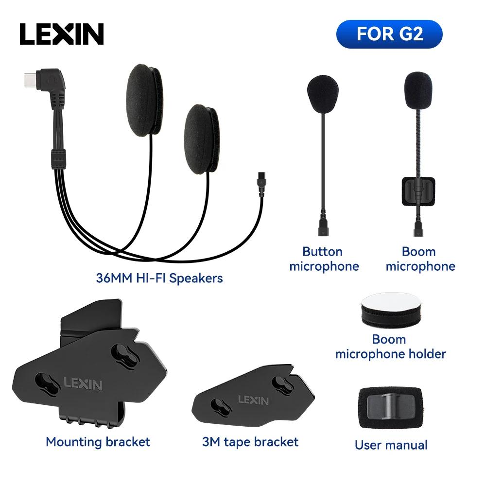 Lexin – accessoires pour écouteurs, pour casque Bluetooth Lexin G2, Interphone, prise Jack et suppor