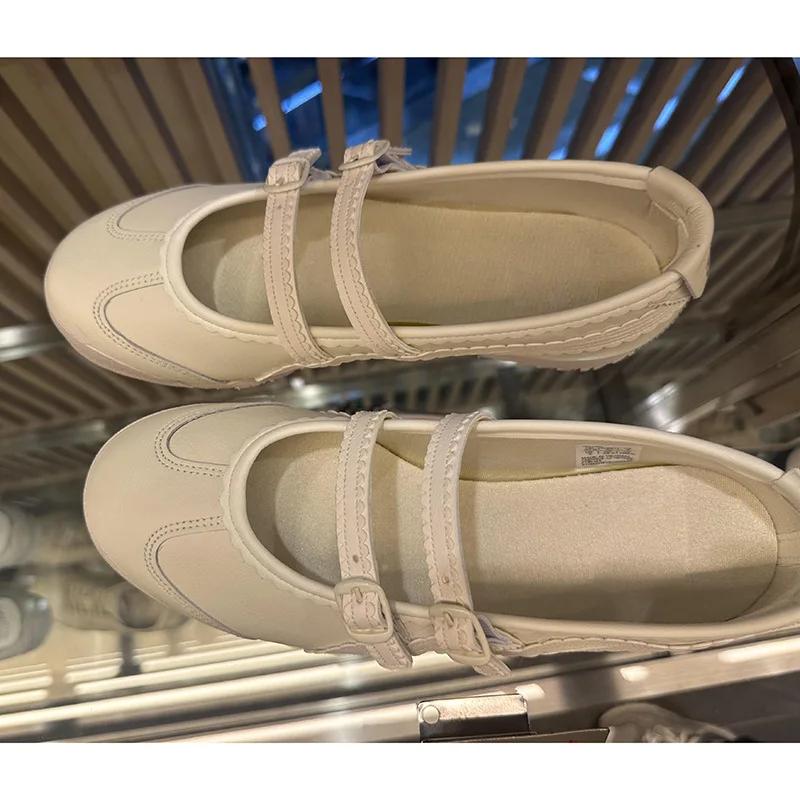 Chaussures Mary Jane pour femmes, ballerines à bout rond, baskets sportives, chaussures de marche dé