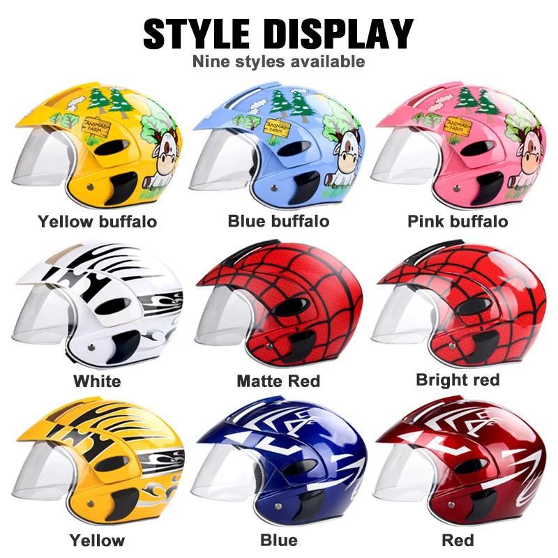 Casque pour enfants pour enfants de 3 à 9 ans, casque de moteur de moto de Motocross, casques de séc