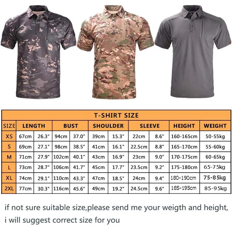 T-shirt camouflage respirant à séchage rapide pour hommes, chemise à manches courtes, camping, rando