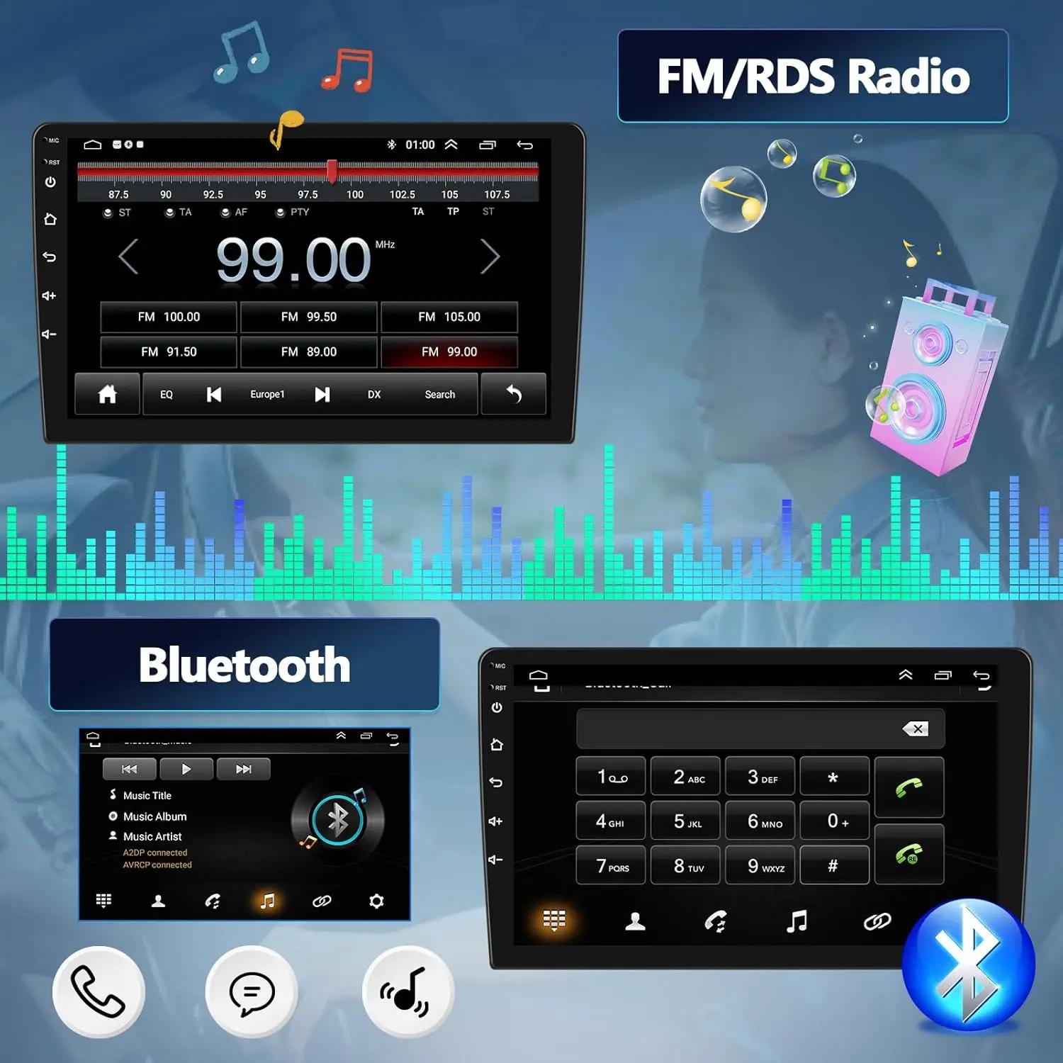 Android 15 pour Ford Focus 2 3 Mk2 Mk3 2004 2005 2006 2007 - 2011 autoradio Navigation lecteur multi