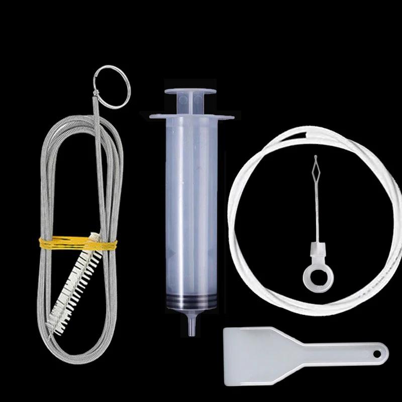 Dissolvant de bouchons de trou de vidange de réfrigérateur, outils de nettoyage de drague, brosse de