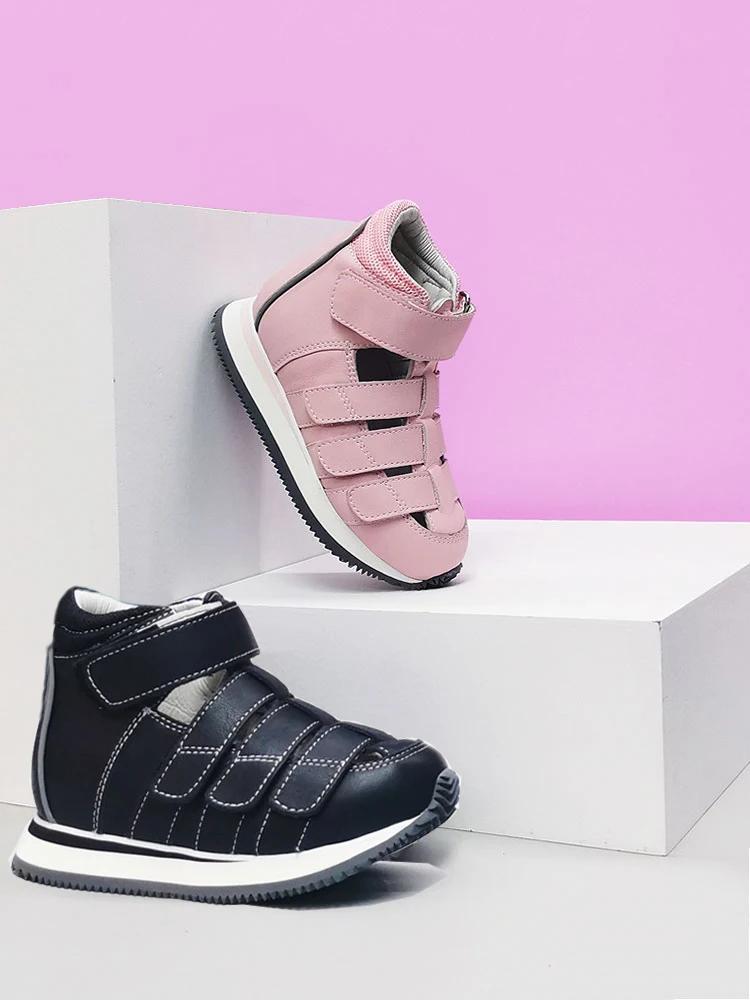 Chaussures en cuir véritable pour enfants, sandales pour tout-petits, chaussures de luxe pour enfant