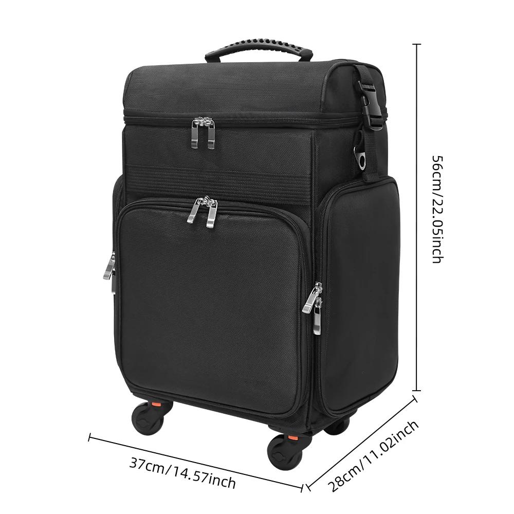 Pro Beauty Organizer Trolley Case-maquillage/coiffeur/barbier boîte à outils multifonctionnelle avec