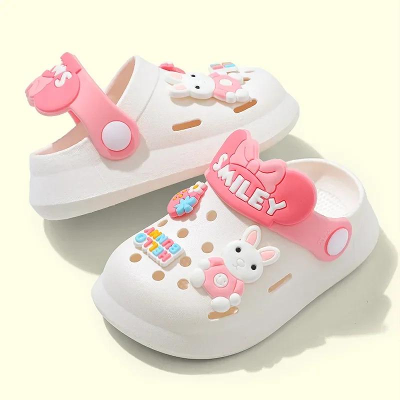 Sandales mules bébé semelle souple antidérapante - Chaussures intérieur extérieur garçons filles