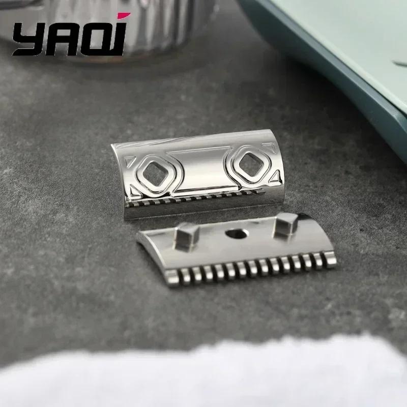 Rasoir de sécurité YAQI Harlequin 316 en acier inoxydable poli 2026 avec une espacement de lame de 0