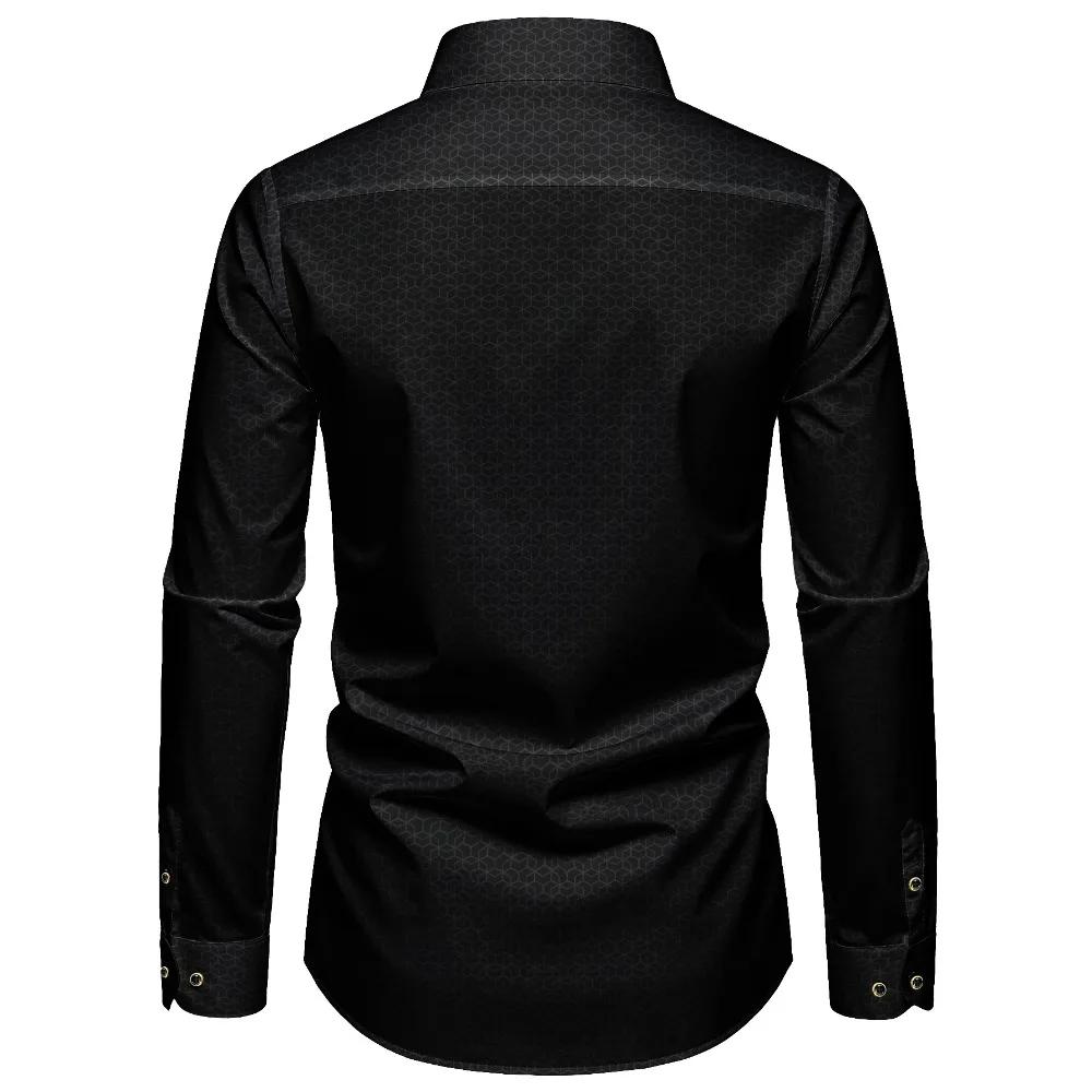 Chemise noire pour homme FGKKS, neuve, de luxe européenne, à carreaux, manches longues, élégante, dé