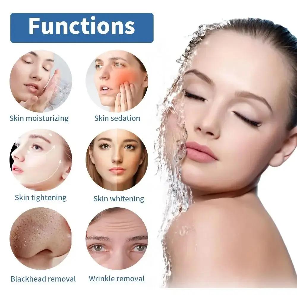 Dispositif de beauté du visage 6/7 en 1, nettoyage en profondeur, dissolvant de points noirs, hydrat
