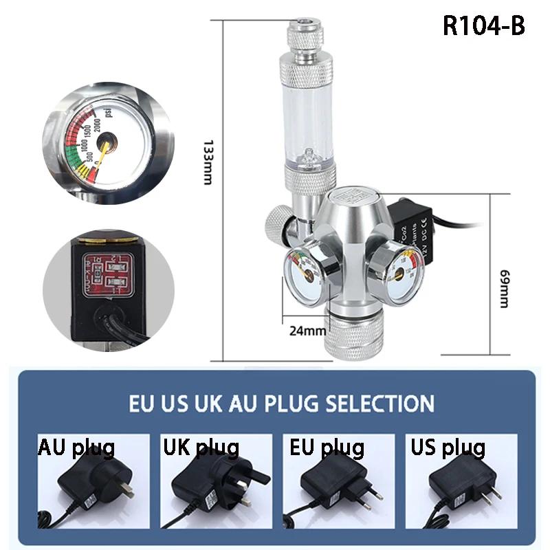Nouveau régulateur de CO2 d'aquarium à monter soi-même, vanne électromagnétique, compteur de bulles,