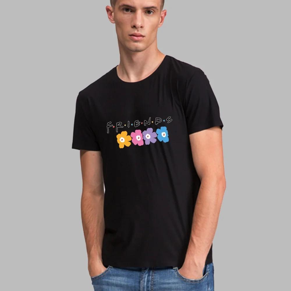 T-shirt à manches courtes et col rond pour hommes, haut imprimé Friends 152, streetwear décontracté,