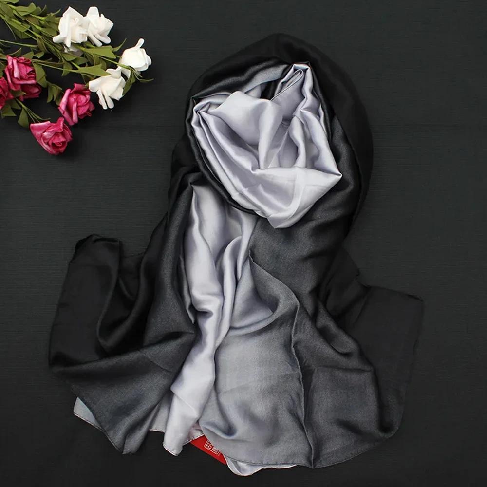 Écharpe en mousseline de soie pour femmes, châle imprimé multicolore, poncho de plage, protection de