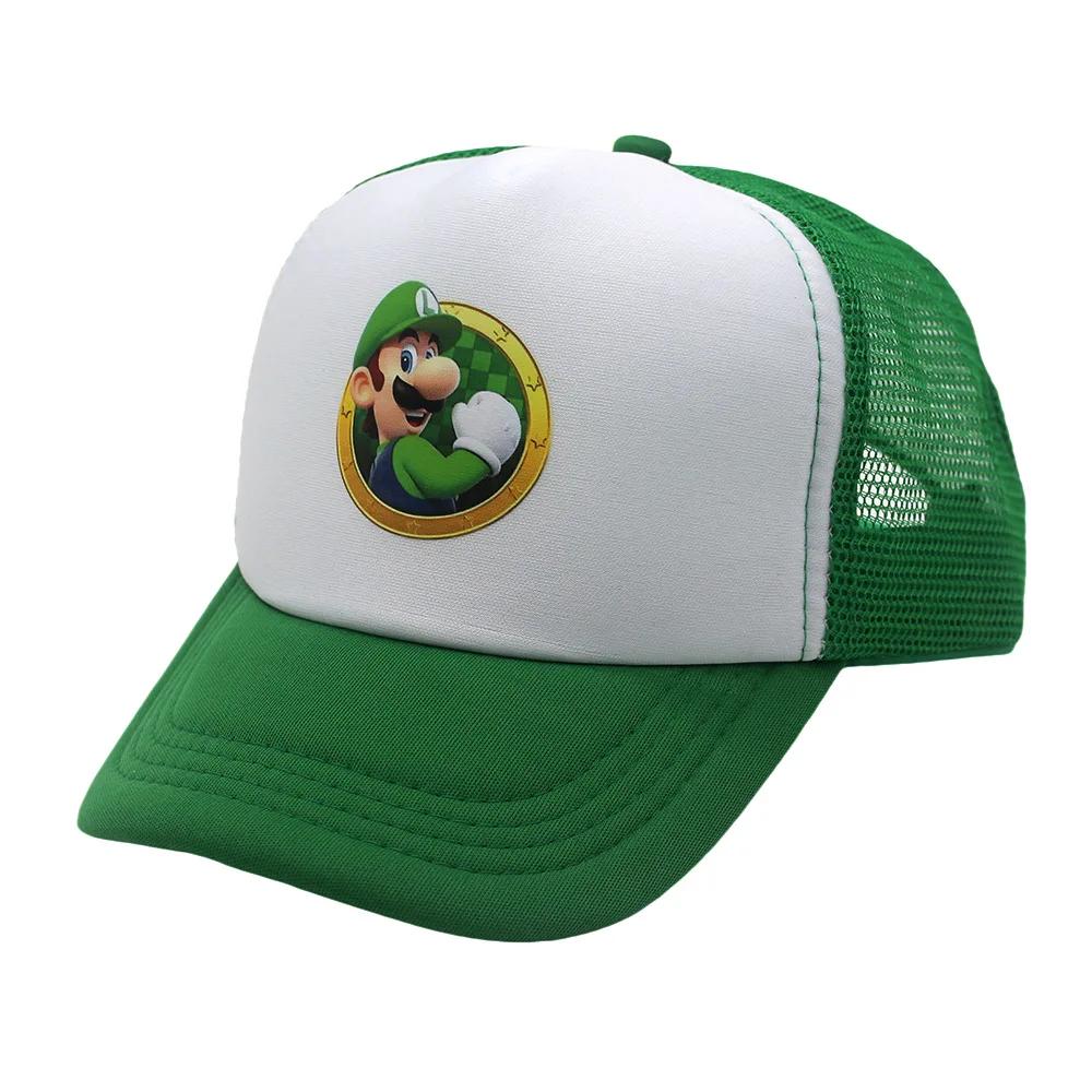 Casquette de baseball réglable Super Mario, broderie, protection solaire, anime, Mario Brothers, des