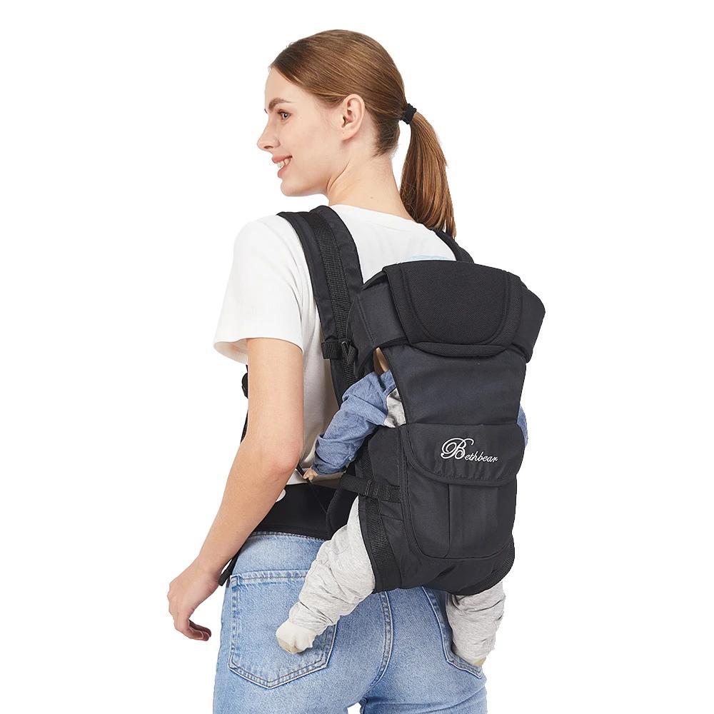 Porte-bébé, porte-sac à dos ergonomique 4 en 1, porte-bébé facilement réglable pour nouveau-né et to