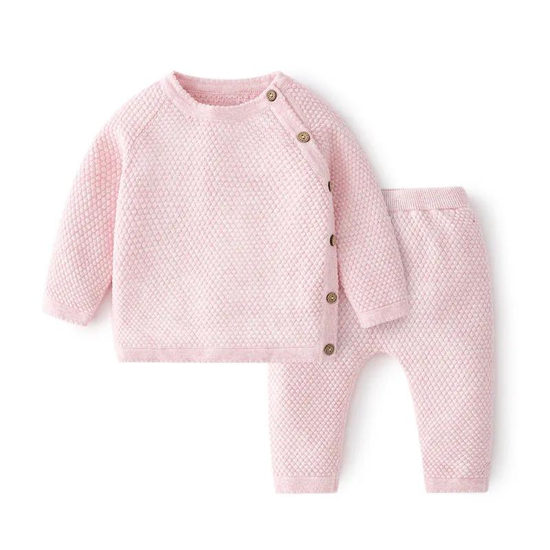 Ensemble pyjama coton bébé garçon fille - Vêtement nouveau-né confortable pour printemps