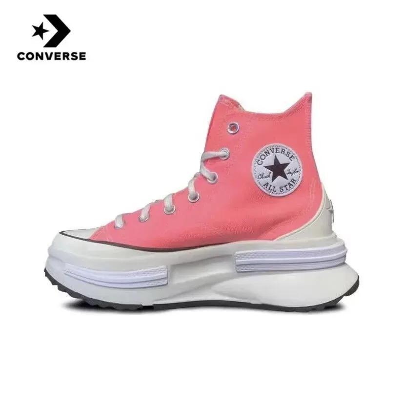 Converse Run Star Motion – chaussures montantes en toile, baskets à plateforme à fond épais, Design