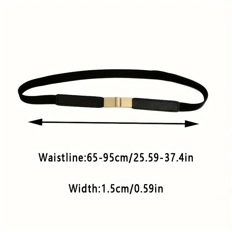 Ceinture fine élastique pour filles, décoration, mode, robe, jupe