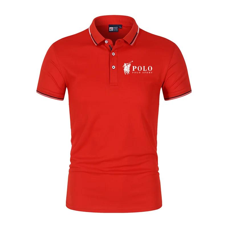 Polo d'été premium pour homme, séchage rapide, respirant, décontracté, mode business, sport, manches